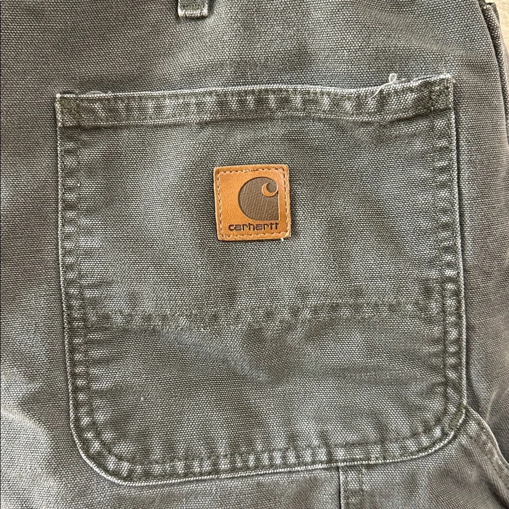 Carhartt Men's Olive Cargo Work Pants 36x34